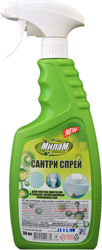 Засіб для чищення ванної кімнати МИЛАМ , 0,75 л